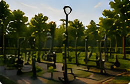 Open-Air Fitness Court