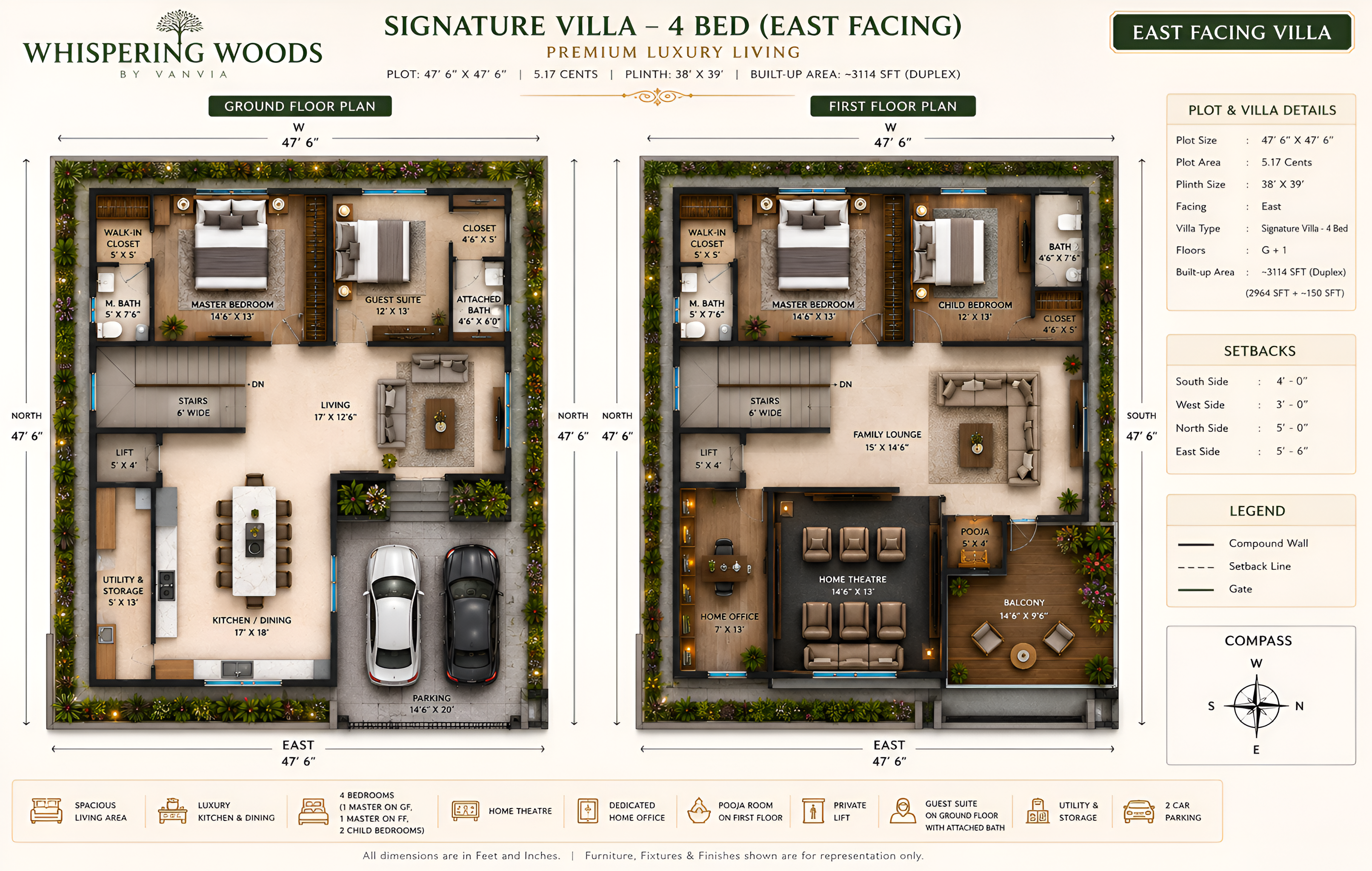 Signature villa 4BHK East